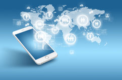 mondialisation-ou-concept-social-de-réseau-avec-la-nouvelle-génération-du-téléphone-portable-46548870